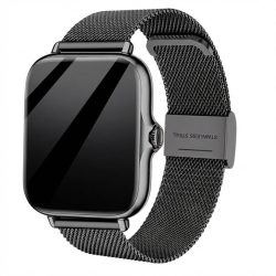   Čierne inteligentné hodinky ERUN s 1,84" HD displejom + čierny remienok zdarma DV10033748-B