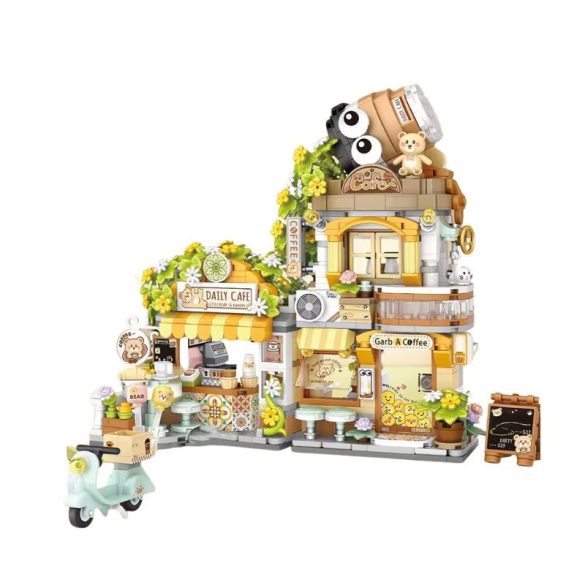 Medvedia kaviareň mini stavebnica DX6149480-M