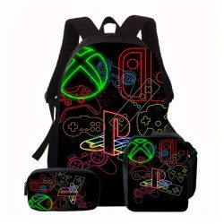   3-dielna súprava tašiek Playstation – školský batoh, taška do ruky a peračník DY2064117