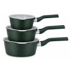   Eisenbach Professional 3-dielna sada hrncov s rukoväťami – 16/18/20 cm, zelená EB1620