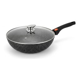   Profesionálna wok panvica Eisenbach s priemerom 28 cm a odnímateľnou rukoväťou, 3,7 l EB28-WOK