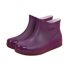   Dámske módne gumové čižmy v slivkovo fialovej farbe – EB8098400-P