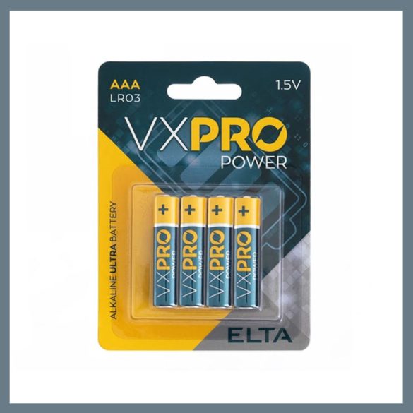 Elta VXPRO 4 ks alkalických batérií – AAA EB8351