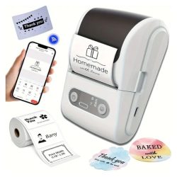   Mini štítkovač, ručný výrobník nálepiek, biely ED4533672-fh