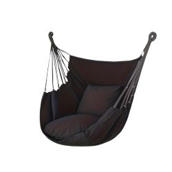 Čierna vonkajšia závesná stolička EG4651232-B