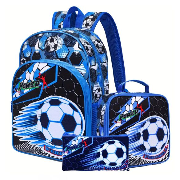 Všeobecný školský futbalový batoh – 3-dielna súprava pre chlapcov EL3681211