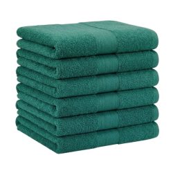   Sada extra mäkkých uterákov, 6 ks, 70 x 140 cm, tmavozelená, EPTSZ-01