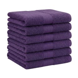   Sada extra mäkkých uterákov, 6 ks, 70 x 140 cm, fialová, EPTSZ-02