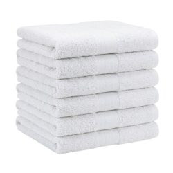   Sada extra mäkkých uterákov, 6 ks, 70 x 140 cm, biela, EPTSZ-04