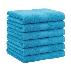   Sada extra mäkkých uterákov, 6 ks, 70 x 140 cm, modrá, EPTSZ-06