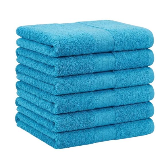 Sada extra mäkkých uterákov, 6 ks, 70 x 140 cm, modrá, EPTSZ-06