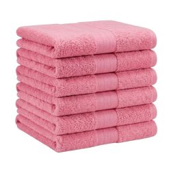   Sada extra mäkkých uterákov, 6 ks, 70 x 140 cm, ružová, EPTSZ-07