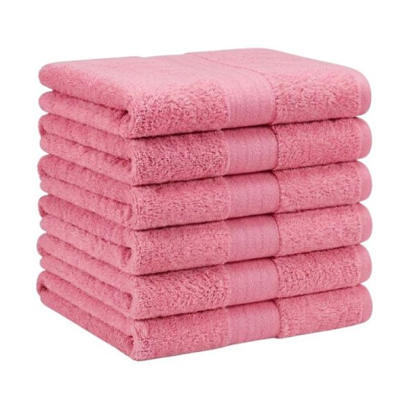 Sada extra mäkkých uterákov, 6 ks, 70 x 140 cm, ružová, EPTSZ-07