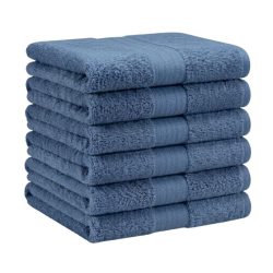   Sada extra mäkkých uterákov, 6 ks, 70 x 140 cm, tmavomodrá, EPTSZ-08