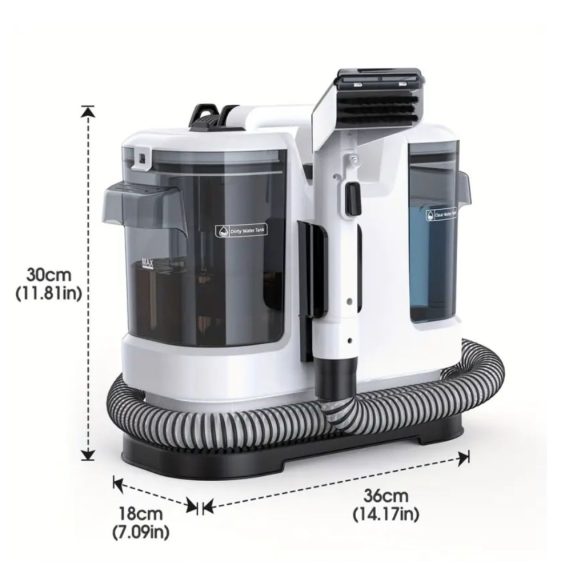 Prenosný čistiaci prístroj MIUZZY – sací výkon 13500 Pa, dvojitá nádrž na vodu ER5088362