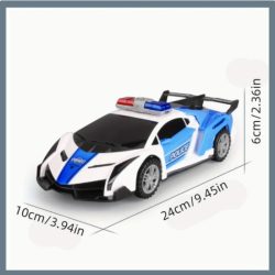   Hračkárske autíčko policajné auto – dizajn športového auta, 24 cm FA592551