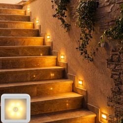   LED schodiskové a nástenné svietidlo s pohybovým senzorom FG6546347-M