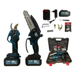   Flinke FK-8053 Akuové nožnice na strihanie a reťazová píla, 2x 48V batéria, náhradná čepeľ a reťaz - FK-8053
