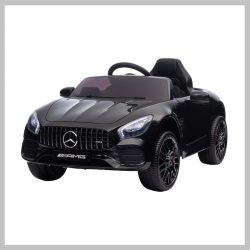   Elektrické autíčko pre deti, Mercedes AMG, 2x25W, USB diaľkové ovládanie, čierne FL1888