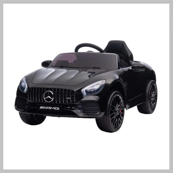 Elektrické autíčko pre deti, Mercedes AMG, 2x25W, USB diaľkové ovládanie, čierne FL1888