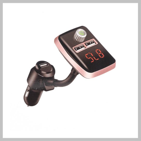 Autový FM transmitér s MP3 prehrávačom, 3 USB porty M4Plus