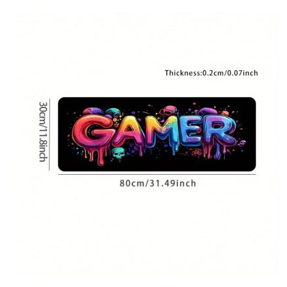Gamer podložka pod myš s motívom GAMER – 80 x 30 cm FM2316318-2