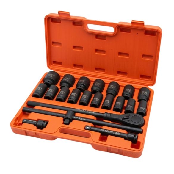 FORS 21-dielna sada profesionálnych 3/4-palcových strojových kľúčov FORS-2134