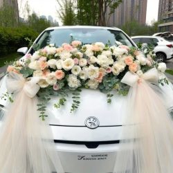   Klasická svadobná dekorácia na pozadie, zlatá FQ5247754-A