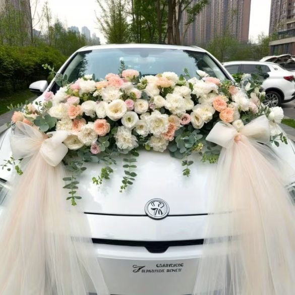 Klasická svadobná dekorácia na pozadie, zlatá FQ5247754-A