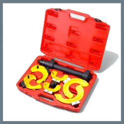   Sada vymeniteľných vidličkových nástrojov na stláčanie pružín Fischer Kraft FS-1007