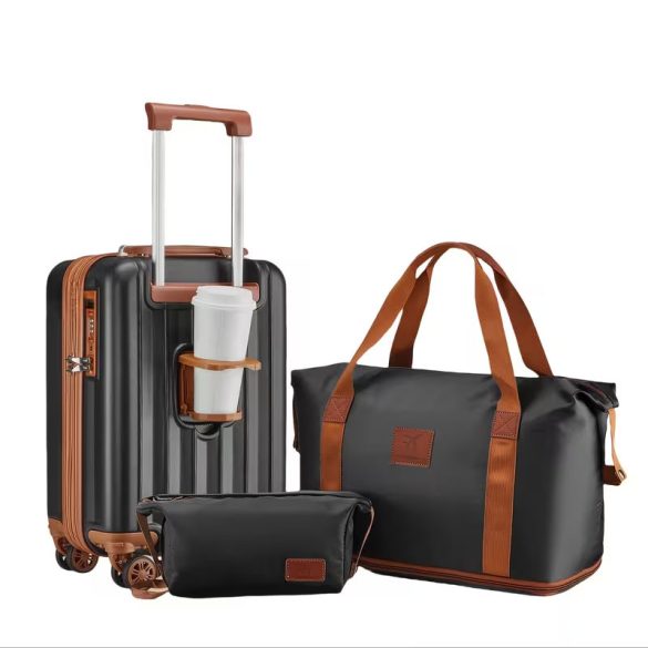 Imiomo 3-dielna sada kufrov čierna FV499561