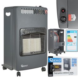   Prenosný keramický plynový ohrievač Geko s výkonom 4,2 kW G80436