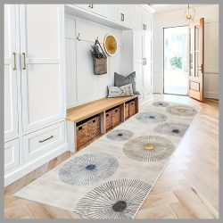   Moderný abstraktný protišmykový koberec 60x180 cm GA334810