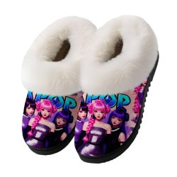   Dámske domáce papuče v štýle K-POP – s hrubou plyšovou podšívkou a protisklzovou podrážkou GB12513754