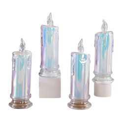 Sada 4 kusov LED bezplameňových sviečok GF1095924