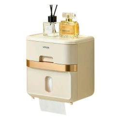   Nástenný zásobník na toaletný papier - béžový GH504080