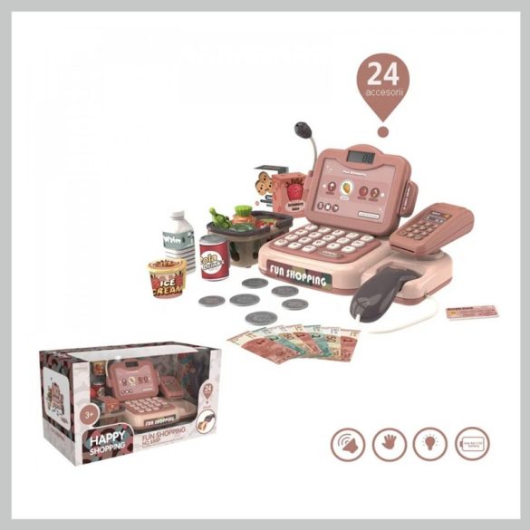 Detská pokladňa s príslušenstvom, 24-dielna sada GL578864