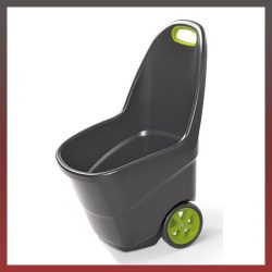   KETER EASY GO XL plastové kolečko 62 l šedo-zelené GOXL62L