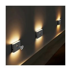   Nočné LED svetlo Golden Century USB nabíjateľné s pohybovým senzorom matný povrch lítiová batéria GP1201297