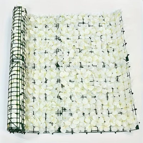 Vonkajšia záclona s umelými kvetmi, dekorácia na plot 50x100cm GP352405-F