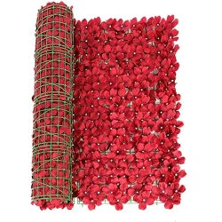   Vonkajšia clona s umelými kvetmi, dekorácia na plot 50x100cm GP352405-P