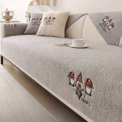   Poťah na trojmiestnu pohovku – 90 × 180 cm – svetlo sivá GR321424VS3