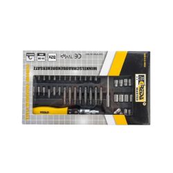   GREDA MASTER 52 dielna sada račňového kĺbového skrutkovača a bitov GSD4-2-0052