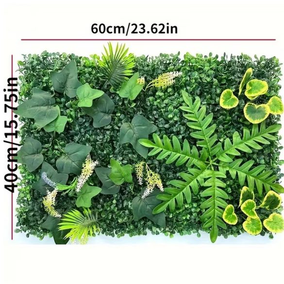 Panel s umelými rastlinami 60 x 40 cm GT2014735