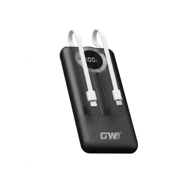 Vstavaná káblová powerbanka – 10 000 mAh GW-137
