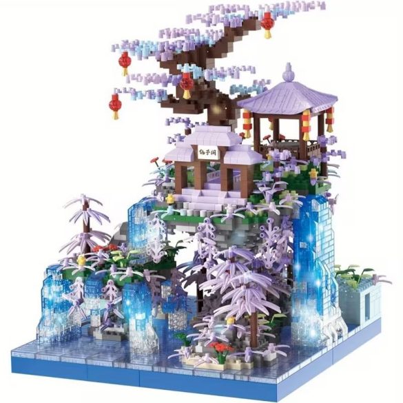 Vília záhradný pavilón nad vodopádom prémiová stavebnica 2436 dielov GY11147574