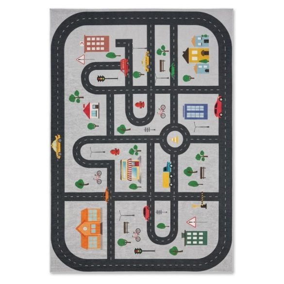Detský koberec s motívom mestského mapy 160 x 230 cm GYSZ8