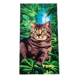   Farebný vzorovaný plážový uterák (70x140 cm) H-70X140-17