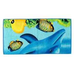   Farebný vzorovaný plážový uterák (70x140 cm) H-70X140-7