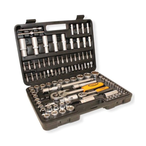 Haina Prémiový 108-dielny Sada Nástrčných Kľúčov a Bitov – Chróm-Vanádium Oceľ HA-0054